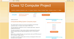 Desktop Screenshot of class-12-computer-project.blogspot.com