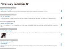 Tablet Screenshot of pornographyinmarriage101.blogspot.com