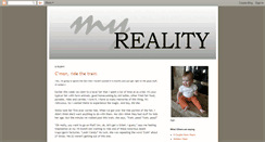 Desktop Screenshot of myrealityislife.blogspot.com