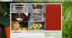 Desktop Screenshot of klostersuppe-mit-haube.blogspot.com