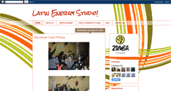 Desktop Screenshot of latinenergystudio.blogspot.com