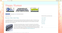 Desktop Screenshot of happyhuman101.blogspot.com