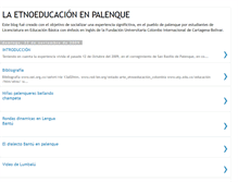 Tablet Screenshot of laetnoeducacionenpalenque.blogspot.com