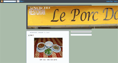Desktop Screenshot of leporcdor.blogspot.com