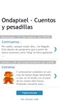 Mobile Screenshot of ondapixel.blogspot.com