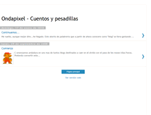 Tablet Screenshot of ondapixel.blogspot.com