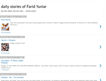 Tablet Screenshot of faridyuniar.blogspot.com