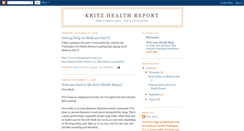 Desktop Screenshot of kritzhealthreport.blogspot.com