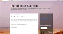 Desktop Screenshot of ingredientessecretos.blogspot.com