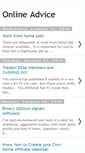 Mobile Screenshot of online-advice.blogspot.com