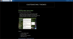 Desktop Screenshot of customizing-themes.blogspot.com