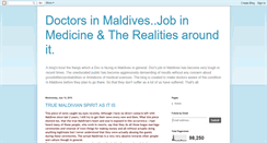 Desktop Screenshot of doctors-job--in-maldives.blogspot.com