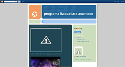 Desktop Screenshot of itacoatiaraacontece.blogspot.com