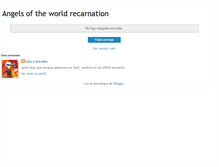Tablet Screenshot of angels-world-recarnation.blogspot.com