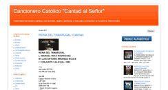 Desktop Screenshot of cancionerocatolico.blogspot.com