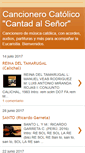 Mobile Screenshot of cancionerocatolico.blogspot.com