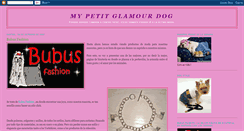 Desktop Screenshot of mypetitglamourdog.blogspot.com