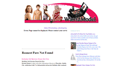 Desktop Screenshot of new-fashion-models.blogspot.com