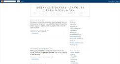 Desktop Screenshot of ideiascotidianaslegais.blogspot.com