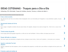 Tablet Screenshot of ideiascotidianaslegais.blogspot.com