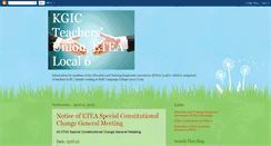 Desktop Screenshot of kgicteachersunion.blogspot.com