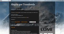 Desktop Screenshot of alegria-que-transborda.blogspot.com