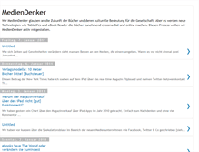 Tablet Screenshot of mediendenker.blogspot.com