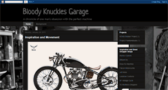 Desktop Screenshot of bloodyknucklesgarage.blogspot.com