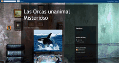 Desktop Screenshot of lasorcasunanimalmisterioso.blogspot.com