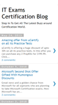 Mobile Screenshot of itexamsexpert.blogspot.com