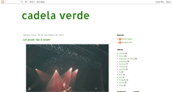 Desktop Screenshot of cadelaverde.blogspot.com