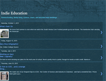 Tablet Screenshot of indieeducation.blogspot.com