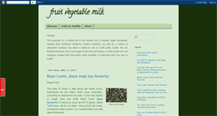 Desktop Screenshot of fruitvegetablemilk.blogspot.com