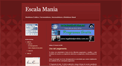 Desktop Screenshot of escalamania.blogspot.com