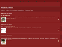 Tablet Screenshot of escalamania.blogspot.com