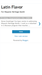Mobile Screenshot of latinflavor1.blogspot.com