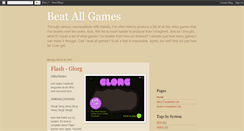 Desktop Screenshot of beatallgames.blogspot.com