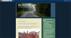 Desktop Screenshot of marylandrailroads.blogspot.com