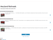 Tablet Screenshot of marylandrailroads.blogspot.com