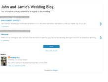 Tablet Screenshot of johnandjamiesweddingblog.blogspot.com