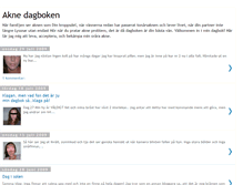 Tablet Screenshot of aknedagboken.blogspot.com