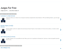 Tablet Screenshot of juegosforfree.blogspot.com