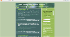 Desktop Screenshot of enengysavingbuildingproducts.blogspot.com