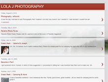 Tablet Screenshot of lolajphotography.blogspot.com
