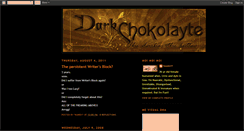 Desktop Screenshot of darkchokolayte.blogspot.com