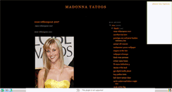 Desktop Screenshot of madonna-tattooss.blogspot.com