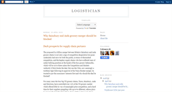 Desktop Screenshot of logisticswithballs.blogspot.com