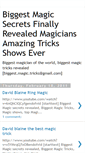 Mobile Screenshot of biggest-magic-tricks.blogspot.com