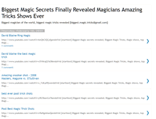 Tablet Screenshot of biggest-magic-tricks.blogspot.com