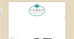 Desktop Screenshot of cameovintagerentals.blogspot.com